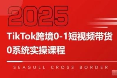 TikTok跨境0-1短视频带货，系统拆解TikTok跨境带货全链路，实现跨境可持续盈利-创安网_汇聚全网热门项目资源