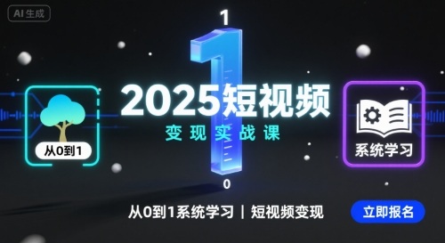 2025短视频变现实战课，从0到1系统学习短视频变现-创安网_汇聚全网热门项目资源