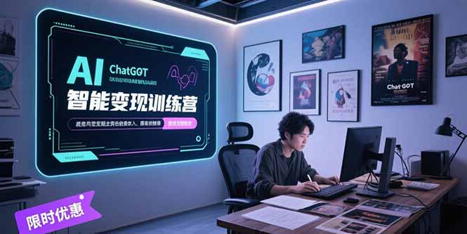 （15389期）AI智能变现训练营，ChatGPT写作变现，电影解说制作，图文带货方法论-创安网_汇聚全网热门项目资源