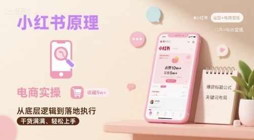小红书原理以及详细实操流程，小红书电商教程-创安网_汇聚全网热门项目资源
