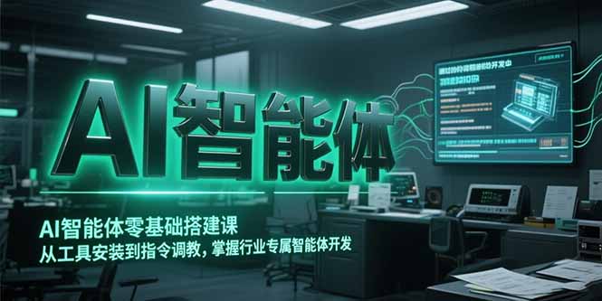 （15257期）AI智能体零基础搭建课，从工具安装到指令调教，掌握行业专属智能体开发…-创安网_汇聚全网热门项目资源