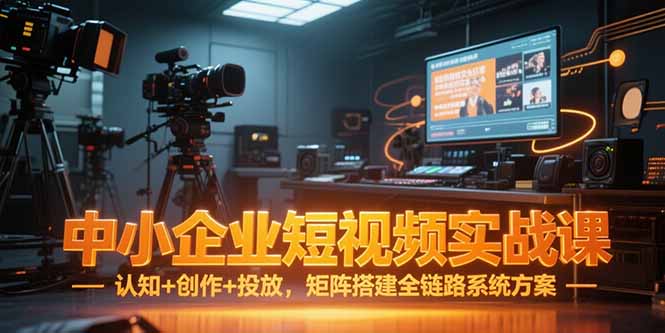 （15249期）中小企业短视频实战课，认知+创作+投放，矩阵搭建全链路系统方案-创安网_汇聚全网热门项目资源