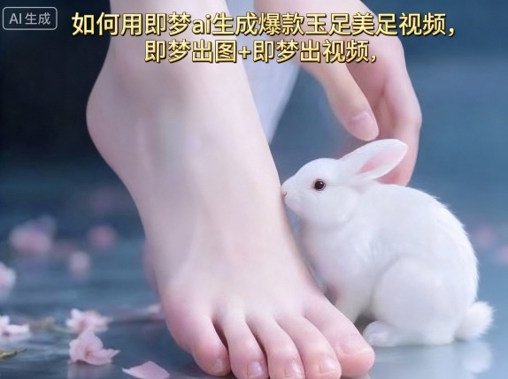 如何用即梦ai生成爆款玉足美足视频，即梦出图+即梦出视频，快速涨粉-创安网_汇聚全网热门项目资源
