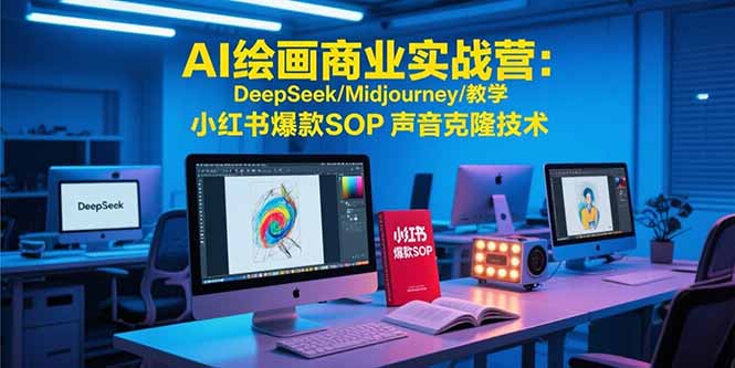 （15460期）AI绘画商业实战营：DeepSeek/Midjourney/教学 小红书爆款SOP 声音克隆技术-创安网_汇聚全网热门项目资源