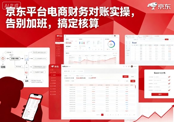 京东平台电商财务对账实操，告别加班，搞定核算-创安网_汇聚全网热门项目资源