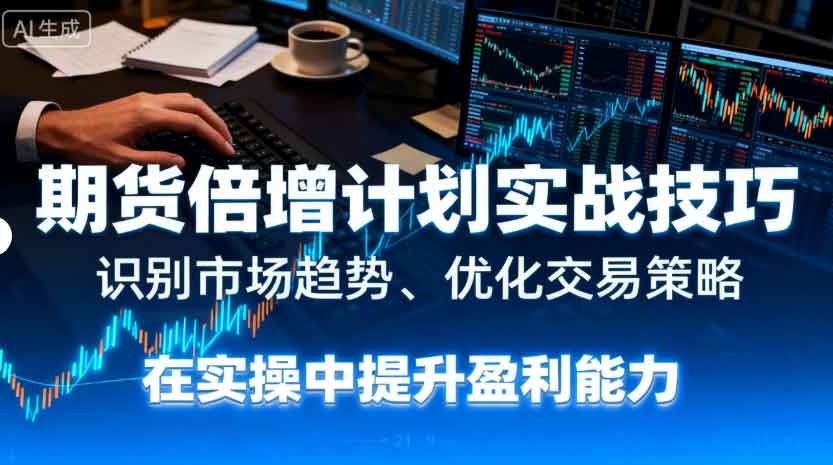 期货倍增计划实战技巧：识别市场趋势、优化交易策略，在实操中提升盈利能力