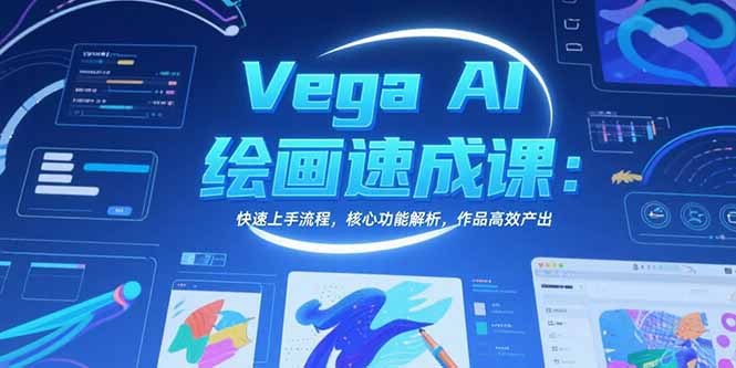 （15470期）Vega AI绘画速成课：快速上手流程，核心功能解析，作品高效产出-创安网_汇聚全网热门项目资源
