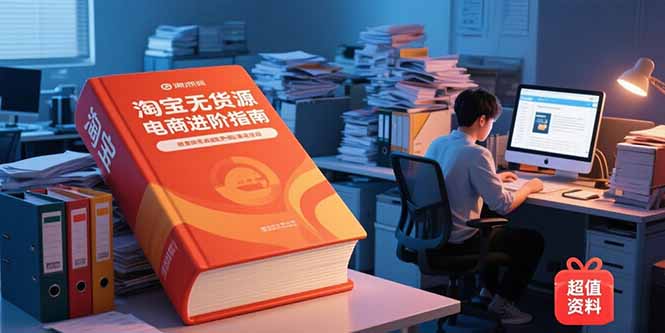 （15317期）淘宝无货源电商进阶指南，包含新人课、进阶课，配套资料，蓝海选品等-创安网_汇聚全网热门项目资源