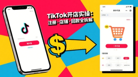 TikTok从开店到投流的进阶课，从基础实操到高阶技巧一网打尽-创安网_汇聚全网热门项目资源
