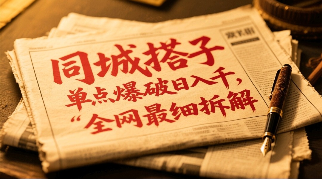 同城搭子群19.9单点爆破日入千，搭子组局月入万，全网最细拆解-创安网_汇聚全网热门项目资源