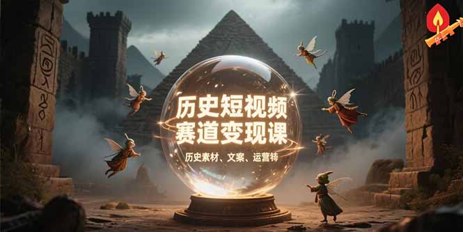 （15386期）历史短视频赛道变现课，百集素材库应用，文案剪辑技巧，账号运营全案-创安网_汇聚全网热门项目资源