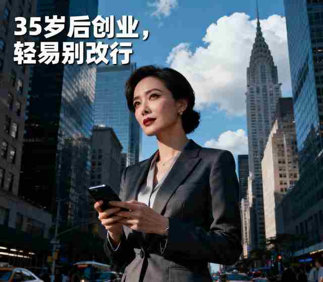 35岁后创业，选能做一辈子的生意，你就记住这三个关键点就行