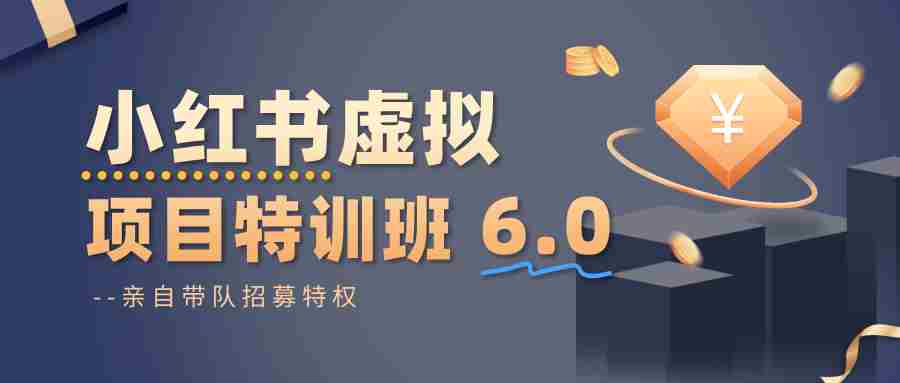 小红书虚拟项目特训班6.0 ，养号/选品/自动发货/爆款笔记（含40节视频课）