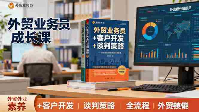 （16250期）外贸业务员成长课：职业素养+客户开发+谈判策略、掌握全流程外贸技能