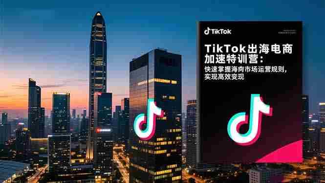（16535期）TikTok出海电商加速特训营：快速掌握海外市场运营规则，实现高效变现