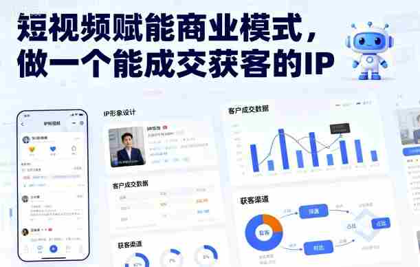 短视频赋能商业模式，做一个能成交获客的IP（更新）