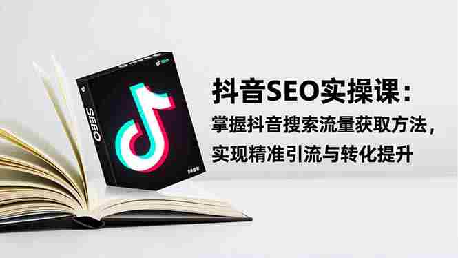 （16514期）抖音SEO实战引流课：掌握抖音搜索流量获取方法，实现精准引流与转化提升