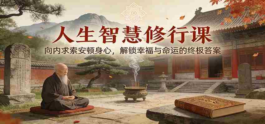 人生智慧修行课：向内求索安顿身心，解锁幸福与命运的终极答案