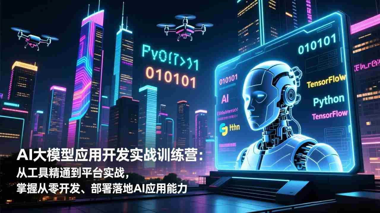 （17058期）AI大模型应用开发实战训练营：从工具精通到平台实战，掌握从零开发、部署落地AI应用能力
