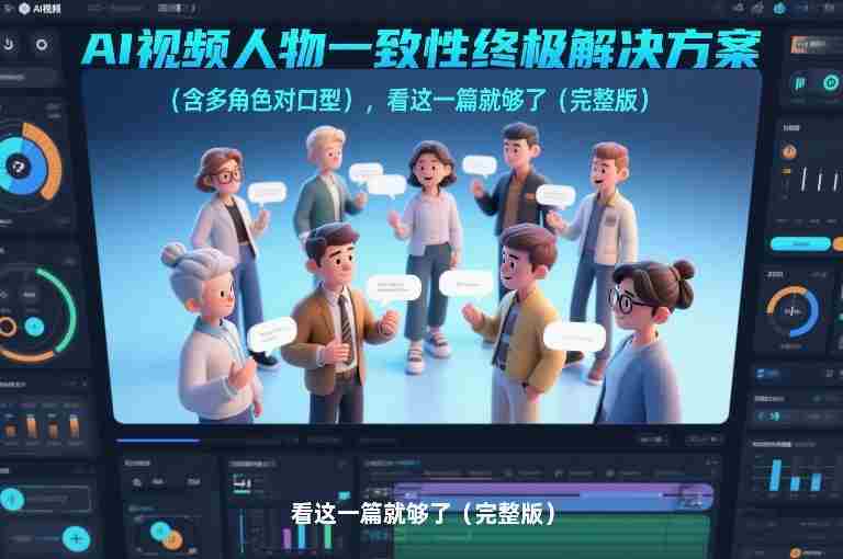 AI视频人物一致性终极解决方案（含多角色对口型），看这一篇就够了（完整版）