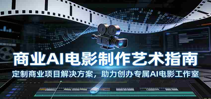 商业AI电影制作艺术指南：定制商业项目解决方案，助力创办专属AI电影工作室