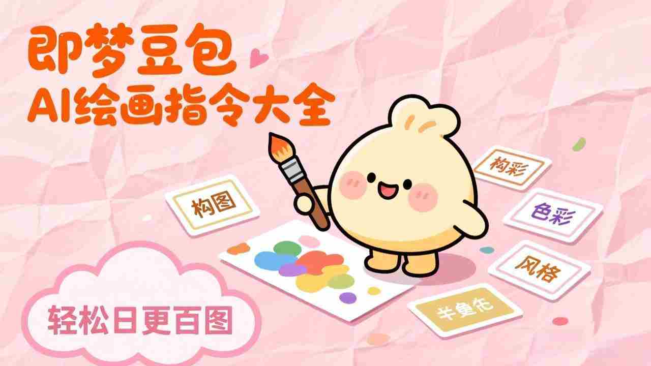 （17261期）即梦豆包AI绘画指令大全：海量关键词库一键复制，出图效率提升10倍，轻松日更百图