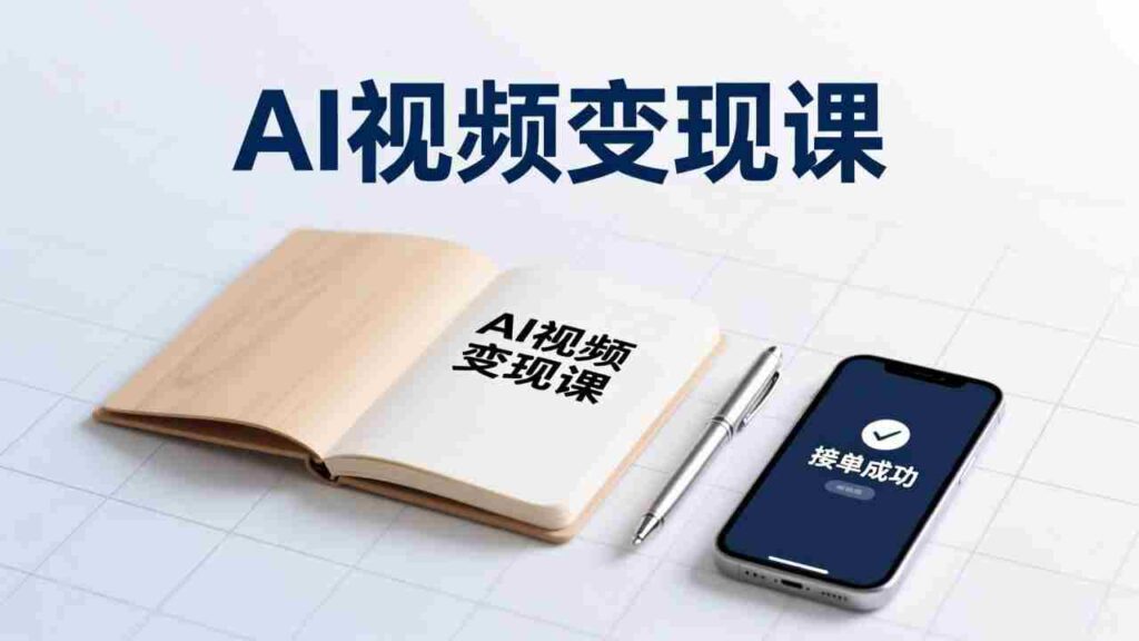 （17065期）AI视频变现课，学完即可创作短片、接商单，实现副业增收，单项目报价可达千元