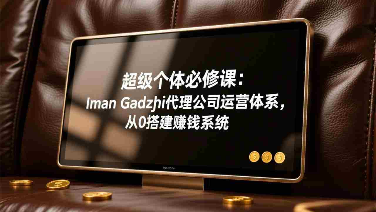（17525期）超级个体必修课：Iman Gadzhi代理公司运营体系，从0搭建赚钱系统