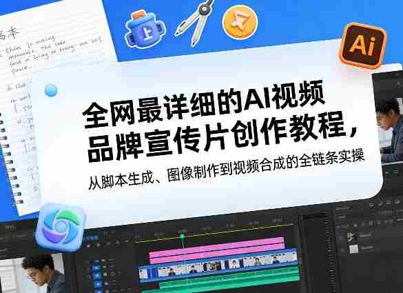 全网最详细的AI视频品牌宣传片创作教程，从脚本生成、图像制作到视频合成的全链条实操