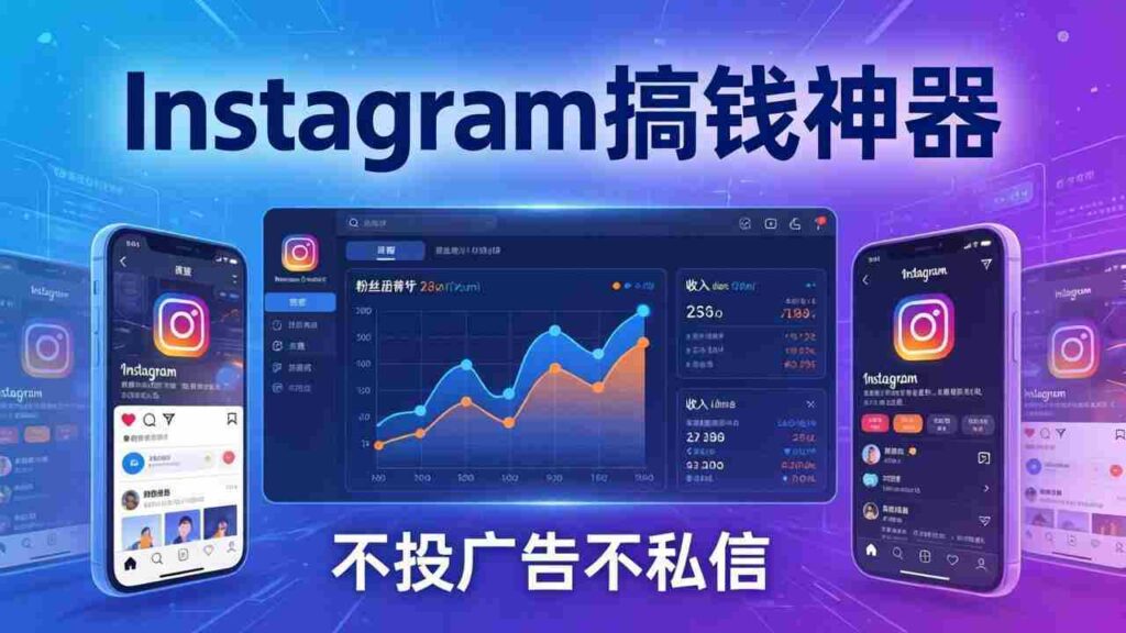 （17731期）Instagram搞钱神器：月涨6万粉+月入5万刀，不投广告不私信，靠算法+低价产品