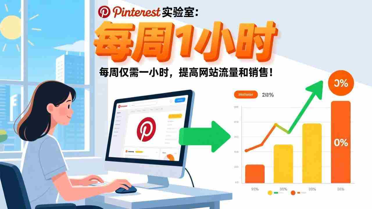 （17505期）Pinterest实验室：每周仅需一小时，提高网站流量和销售！