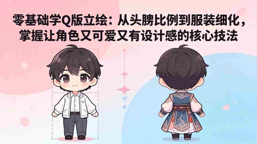 （18036期）零基础学Q版立绘：从头身比例到服装细化，掌握让角色又可爱又有设计感的核心技法