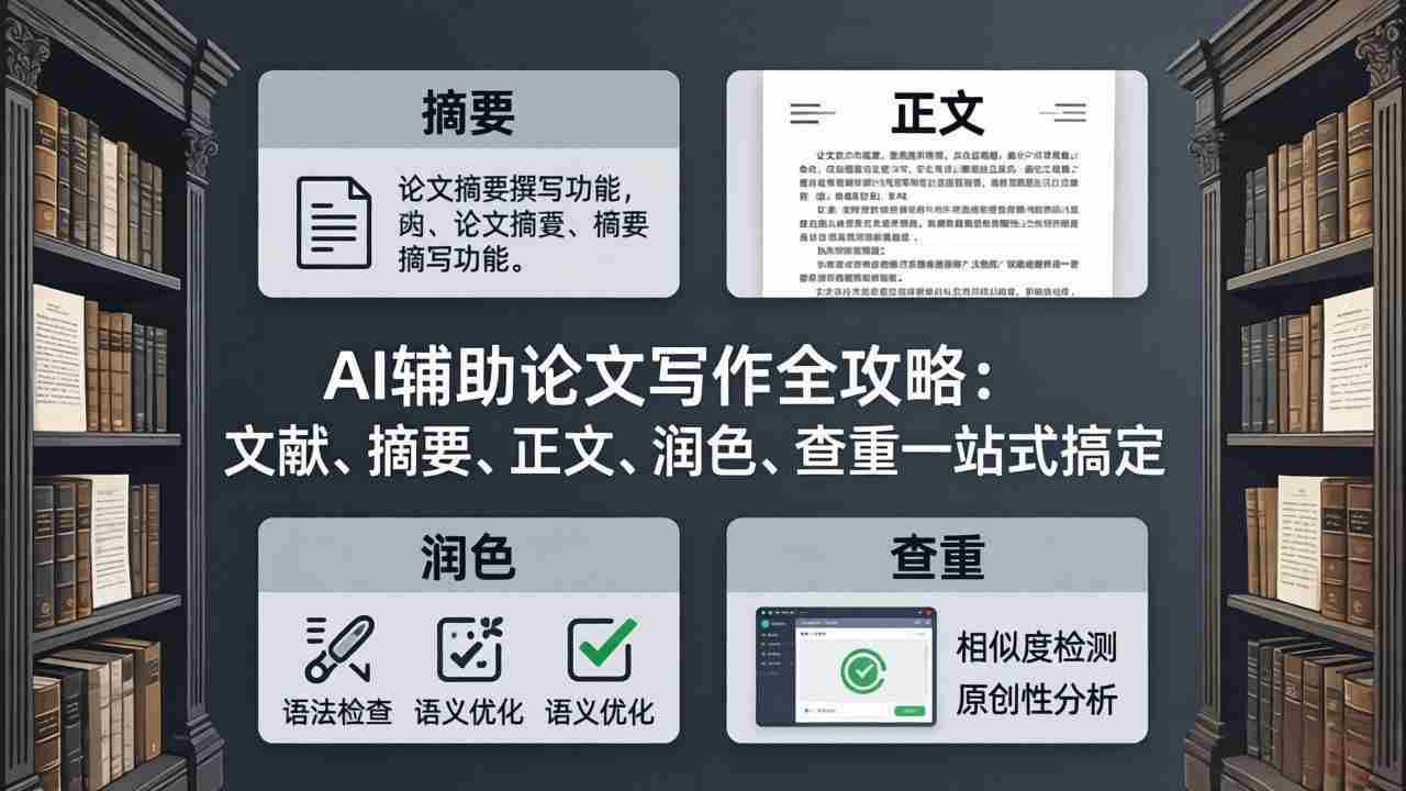 （17970期）AI辅助论文写作全攻略：文献、摘要、正文、润色、查重一站式搞定