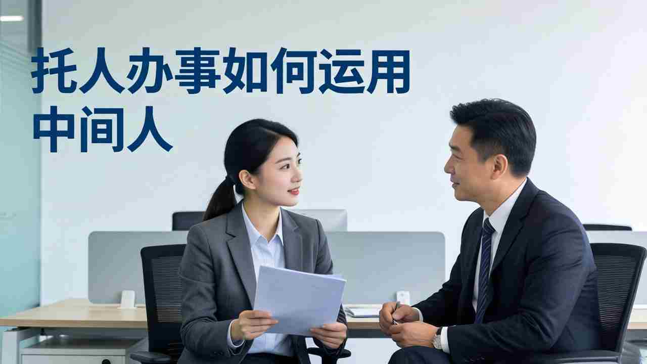 （17938期）付费文章：托人办事如何运用中间人？