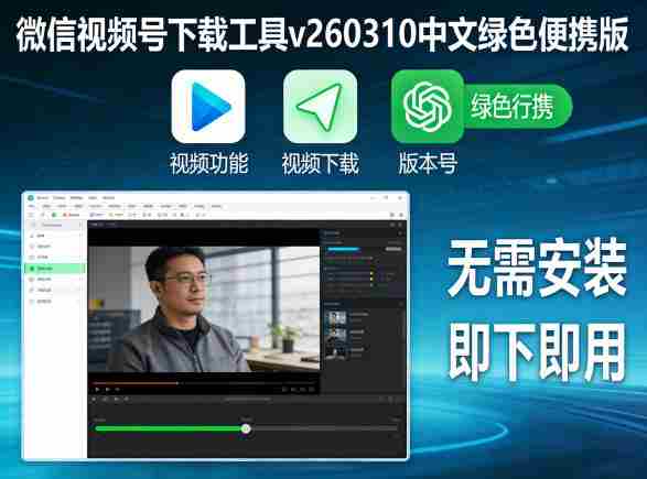 微信视频号下载工具v260310中文绿色便携版