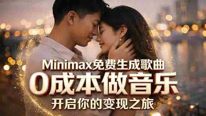 (18401期)Minimax免费生成歌曲实测!0成本做音乐,说唱流行Lofi一键生成-中创网,冒泡网,福缘网创业项目大全-创安网