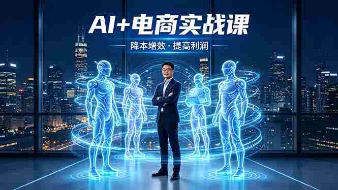 （18328期）AI+电商实战课，1人+N个AI 智能体，把SOP变AI员工，实现降本增效提高利润