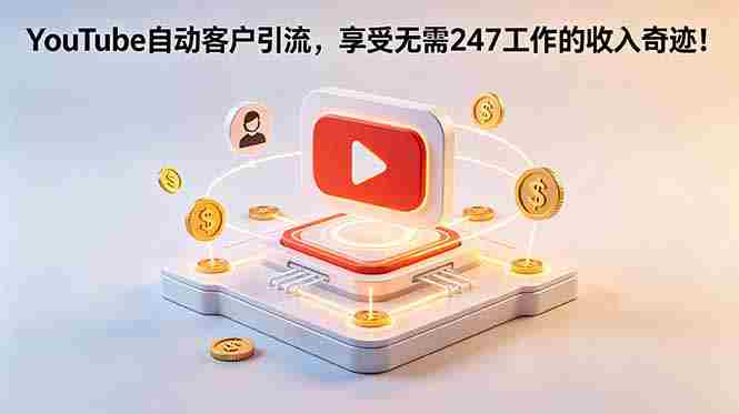 （18658期）YouTube 自动客户引流，享受无需 247 工作的收入奇迹！【原创双语字幕】