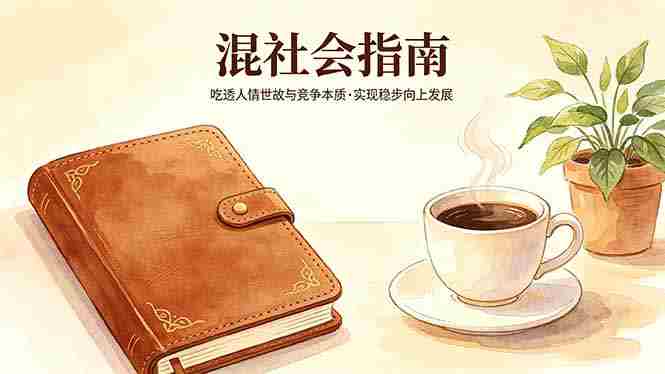 （18282期）付费文章：混社会指南，吃透人情世故与竞争本质，实现稳步向上发展