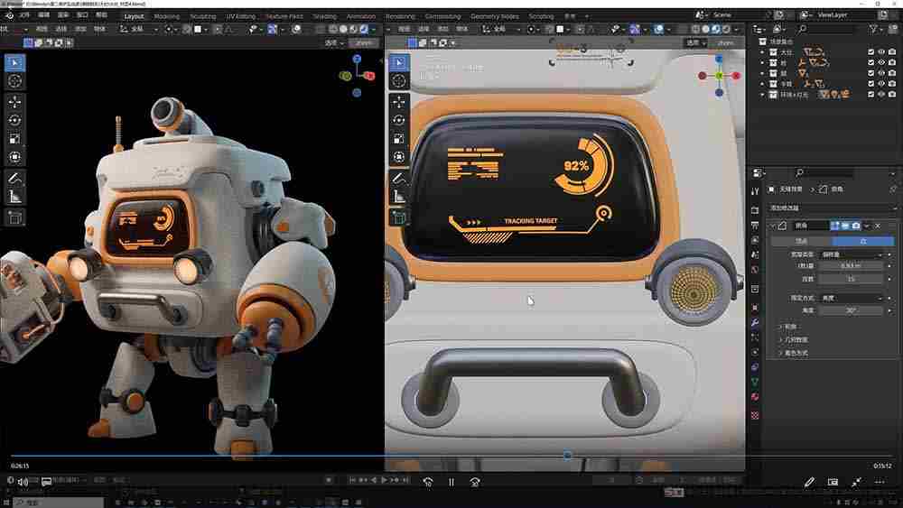 （18586期）AI+Blender三维设计进阶课-第2期：AI辅助创意建模，人物道具动画渲染全流程教学