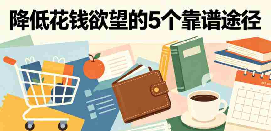 付费文章：降低花钱欲望的5个靠谱途径