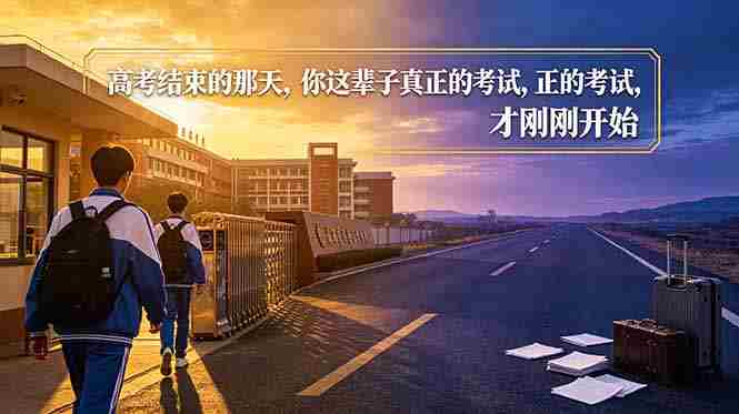 （18968期）付费文章：高考结束的那天，你这辈子真正的考试，才刚刚开始