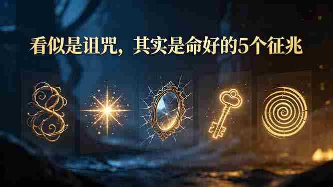 （19089期）付费文章：看似是诅咒，其实是命好的5个征兆
