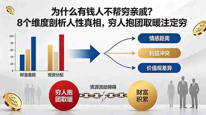 （18932期）付费文章：为什么有钱人不帮穷亲戚？8个维度剖析人性真相，穷人抱团取暖注定穷