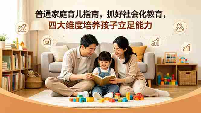 （18755期）付费文章：普通家庭育儿指南，抓好社会化教育，四大维度培养孩子立足能力