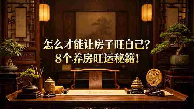 （19023期）付费文章：怎么才能让房子旺自己？8个养房旺运秘籍！