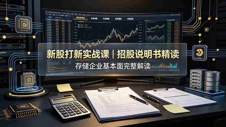 （19255期）付费文章：新股打新实战课｜招股说明书精读，存储企业基本面完整解读