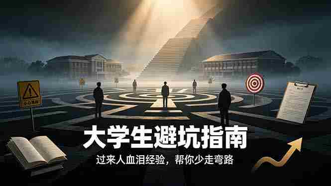 （19195期）付费文章：大学生避坑指南 ，过来人血泪经验，帮你少走弯路