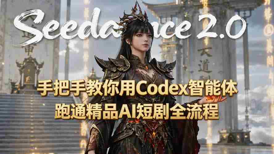 （19507期）手把手教你用Seedance2.0+Codex智能体跑通精品AI短剧全流程（附3种skill技能）