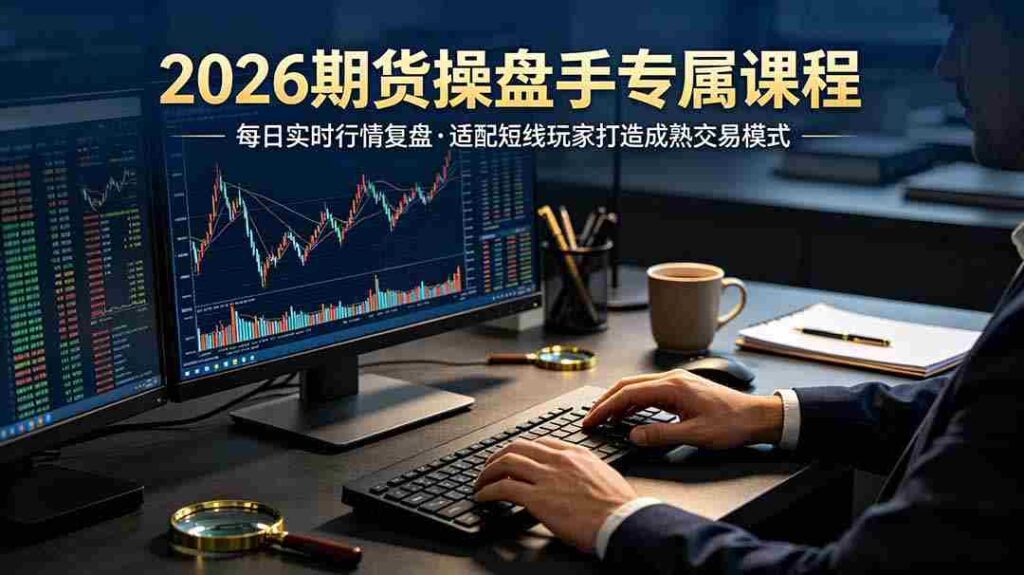 （19300期）2026期货操盘手专属课程-更新7月11，每日实时行情复盘，适配短线玩家打造成熟交易模式